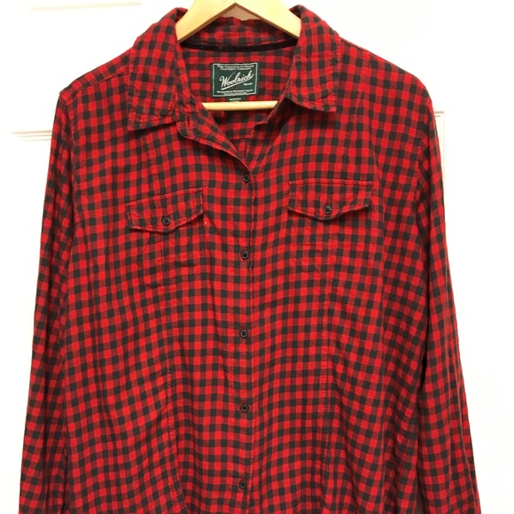 Woolrich Tops - Woolrich Womens Plain Flannel Shirt